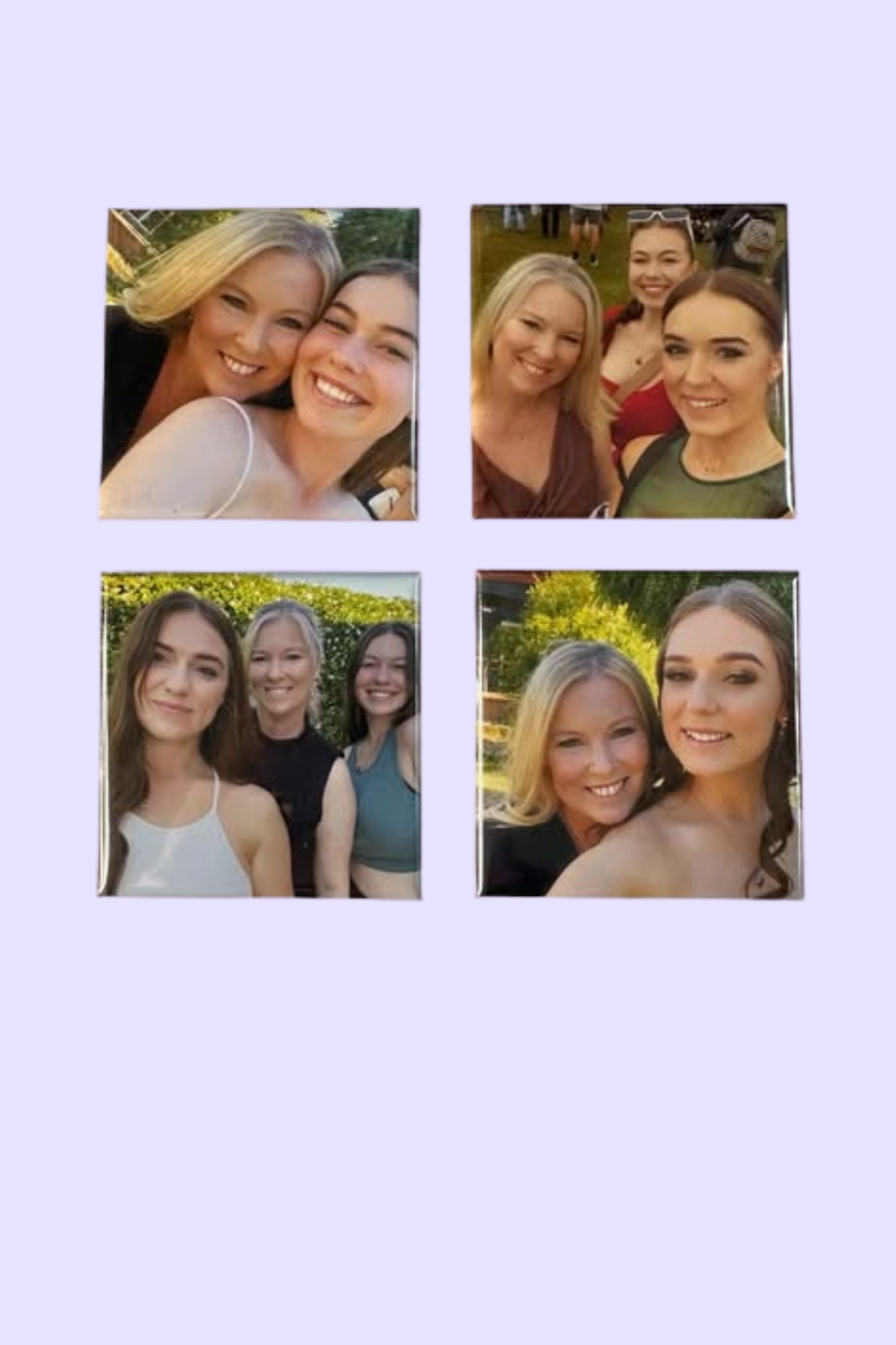4 x Custom Photo Magnets