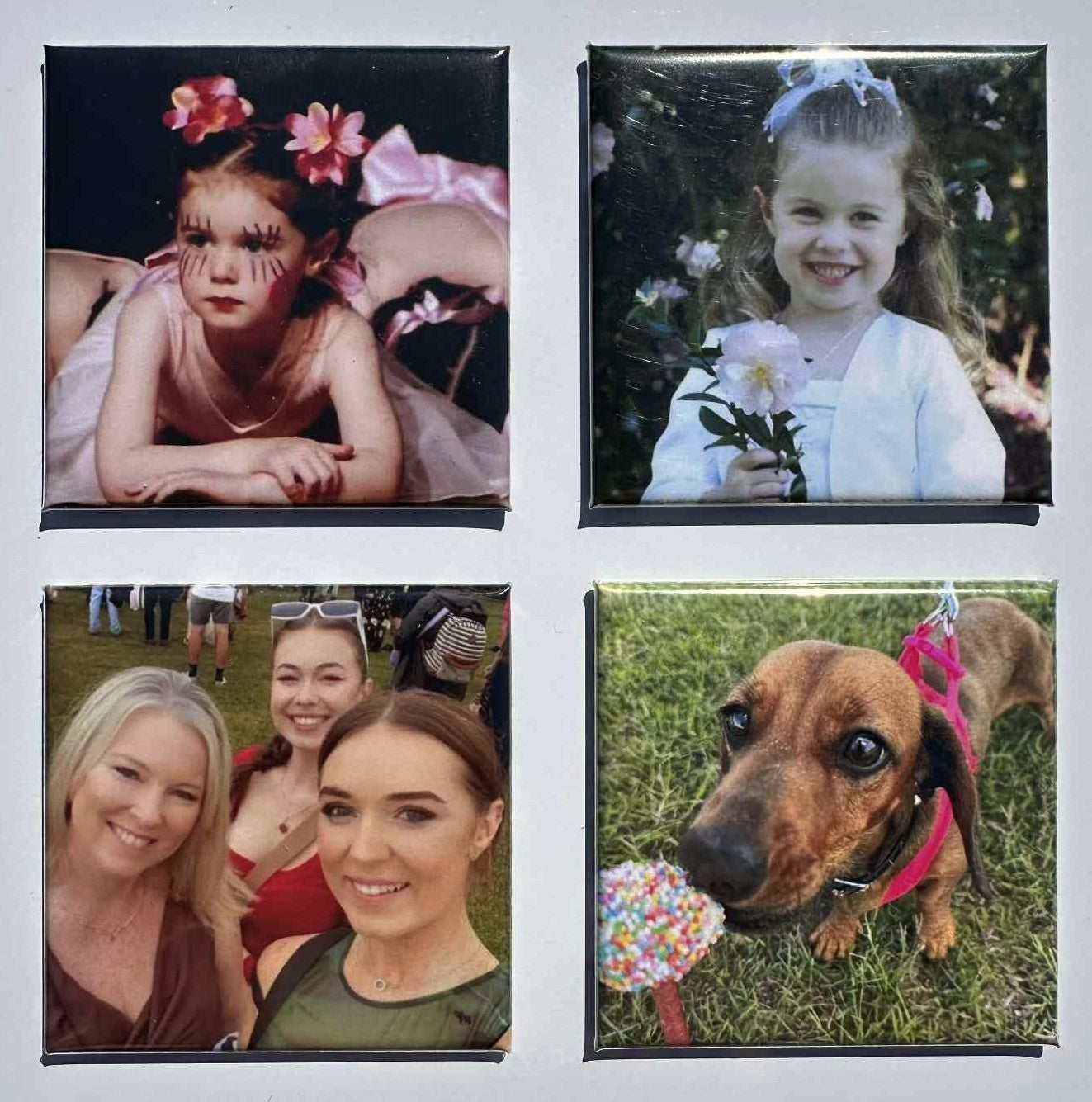 4 x Custom Photo Magnets