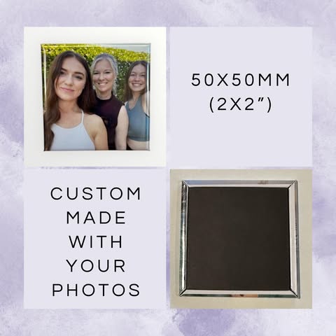 4 x Custom Photo Magnets