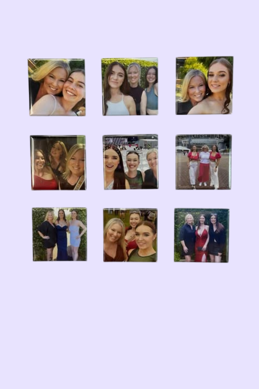 9 x Custom Photo Magnets